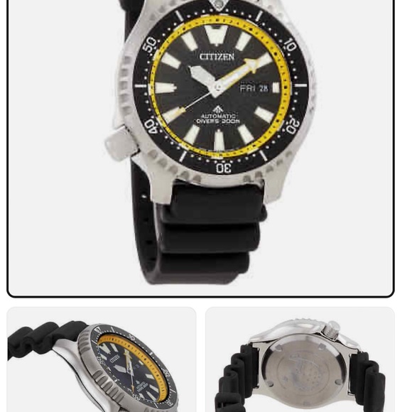 Citizen Promaster Fugu Lefty Automatic Black Dial Men's Watch NY0130-08E - Picture 8 of 12